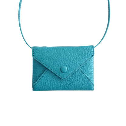 Top Layer Cowhide Delicate Mini Crossbody Envelope Card Bag
