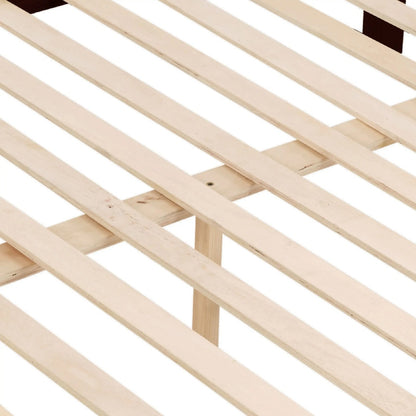 Twin Over Full Bunk Bed With Thick Posts,Wooden Bunk Bed With High Guardrail And Ladder For Kids, Teens, Dorm Rooms, And Guest Rooms,No Box Spring Needed,Espresso