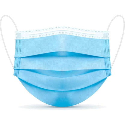 50-Pack or 100-Pack of 3 Layer Disposable Protective Face Masks