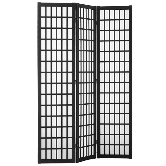 Room Divider, 3 Panel Japanese Room Divider, Wood Folding Privacy Screen Indoor, Japanese Partition Dividers Portable Decoration Screens, For Room Separation Home Office Restaurant & Bedroom