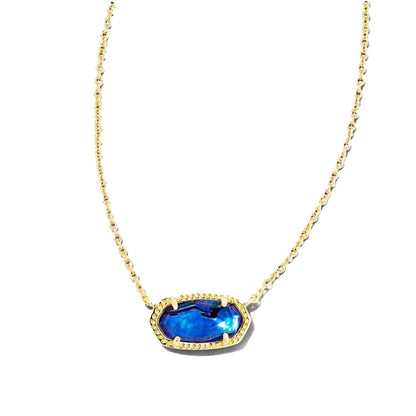 Kendra Scott Elisa Pendant Necklace - 14k Gold Plated Delicate Fashion Jewelry for Women