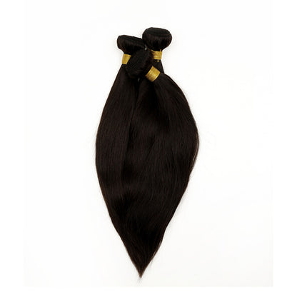 Human Hair Bundles Straight Extensions, Natural Color