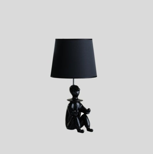 21.25  Black Modern Clown Phone Holder Resin Table Lamp
