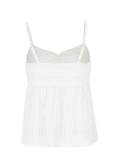 Textured Sweetheart Neck Cami