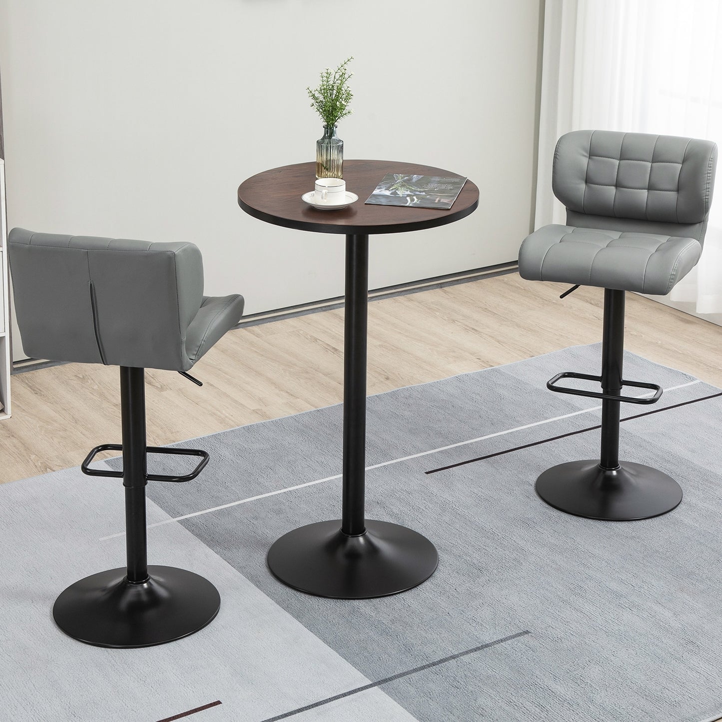 41" H Bar Height Round Bar Table