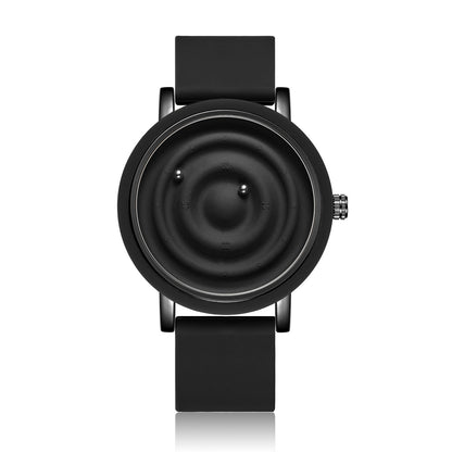 Fashion Silicone Watch Unisex Innovative Creative Trendy Floating Ball Watch