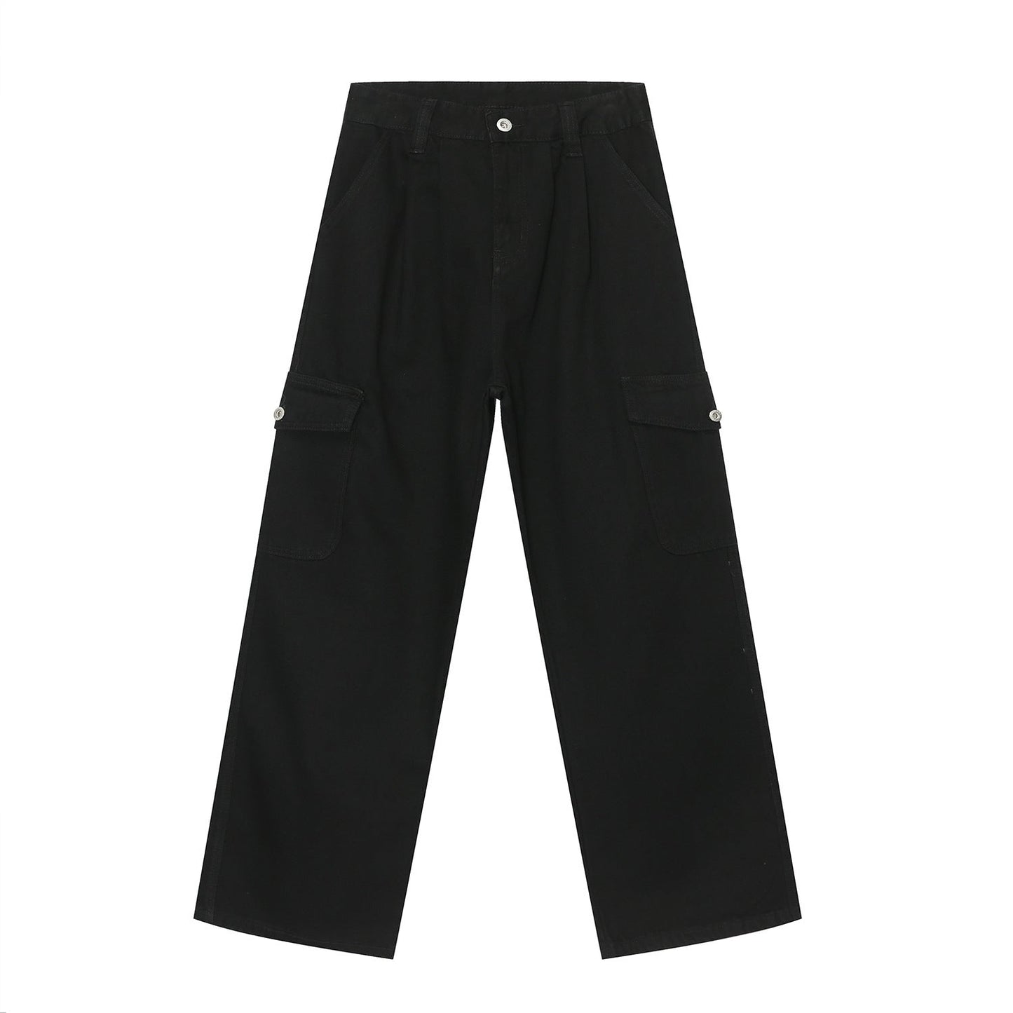 Wide Leg Jeans with Pockets