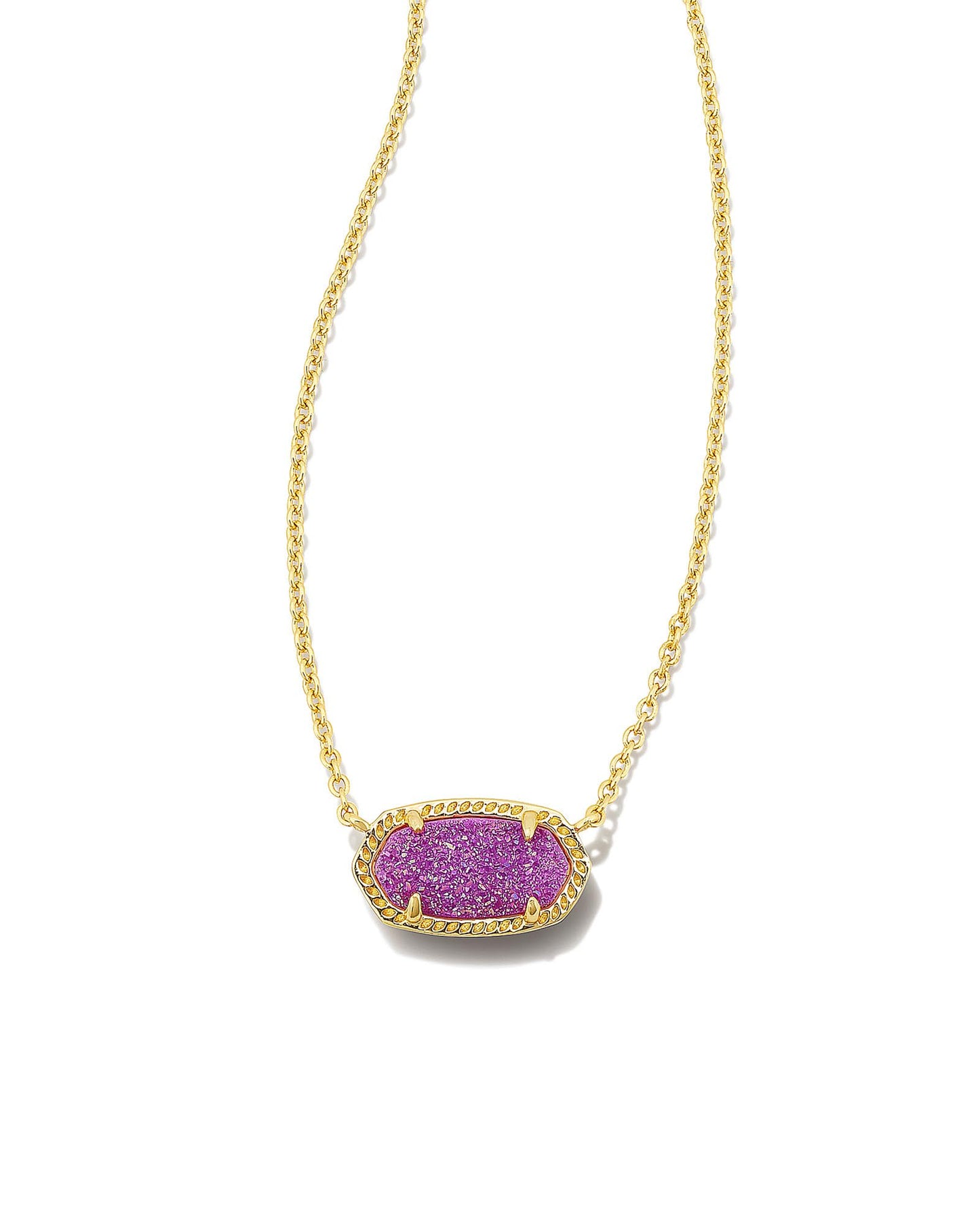 Kendra Scott Elisa Pendant Necklace - 14k Gold Plated Delicate Fashion Jewelry for Women