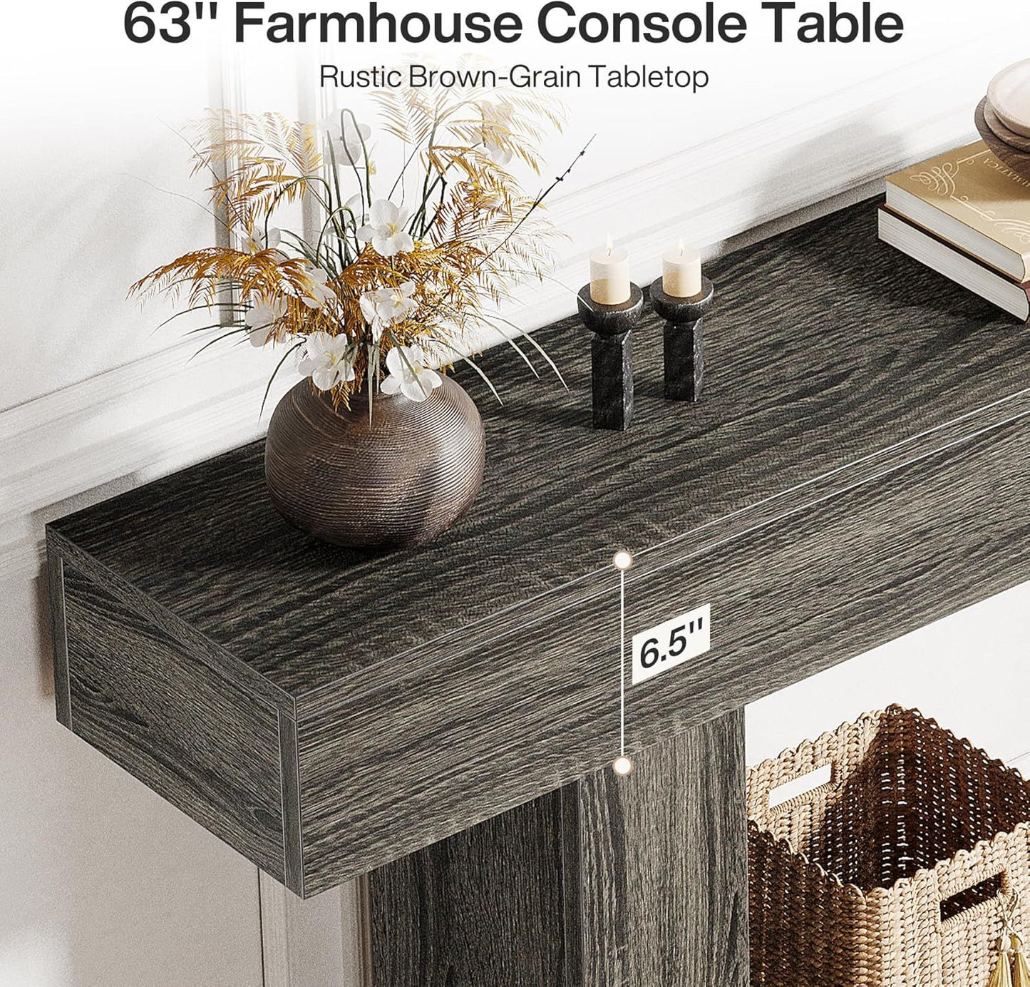 Console Table Entryway Table Long Wood Sofa Table