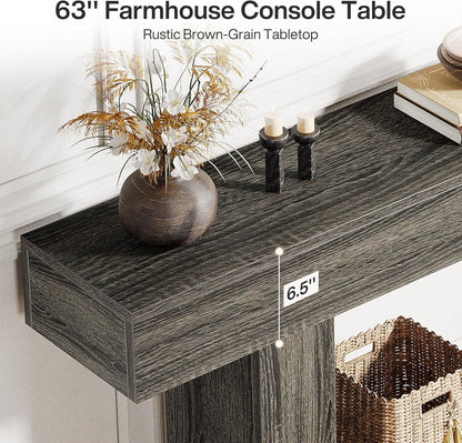 Console Table Entryway Table Long Wood Sofa Table
