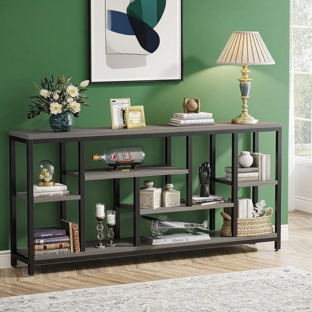 Console Table Wood Sofa Table Entryway Accent Table