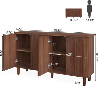 Buffet Cabinet Sideboard With Storage Modern Storage Cabinet Sideboard Buffet Table With Doors