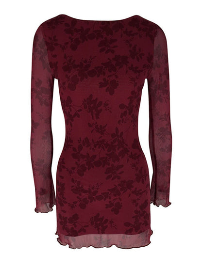 Long Sleeve Bodycon Mini Dress