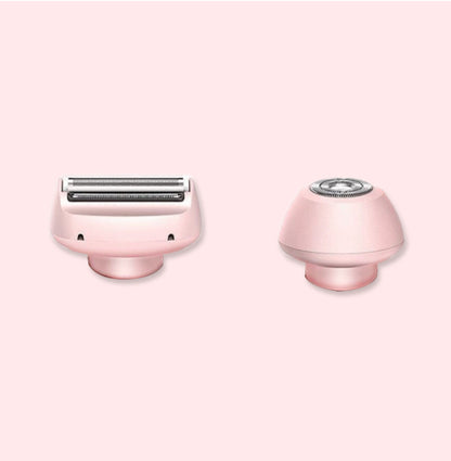 2 In 1 Hair Removal Epilator USB Rechargeable Trimmer Women Body Razor Face Leg Armpit Bikini Hand Pubic Shaver Hair Remover