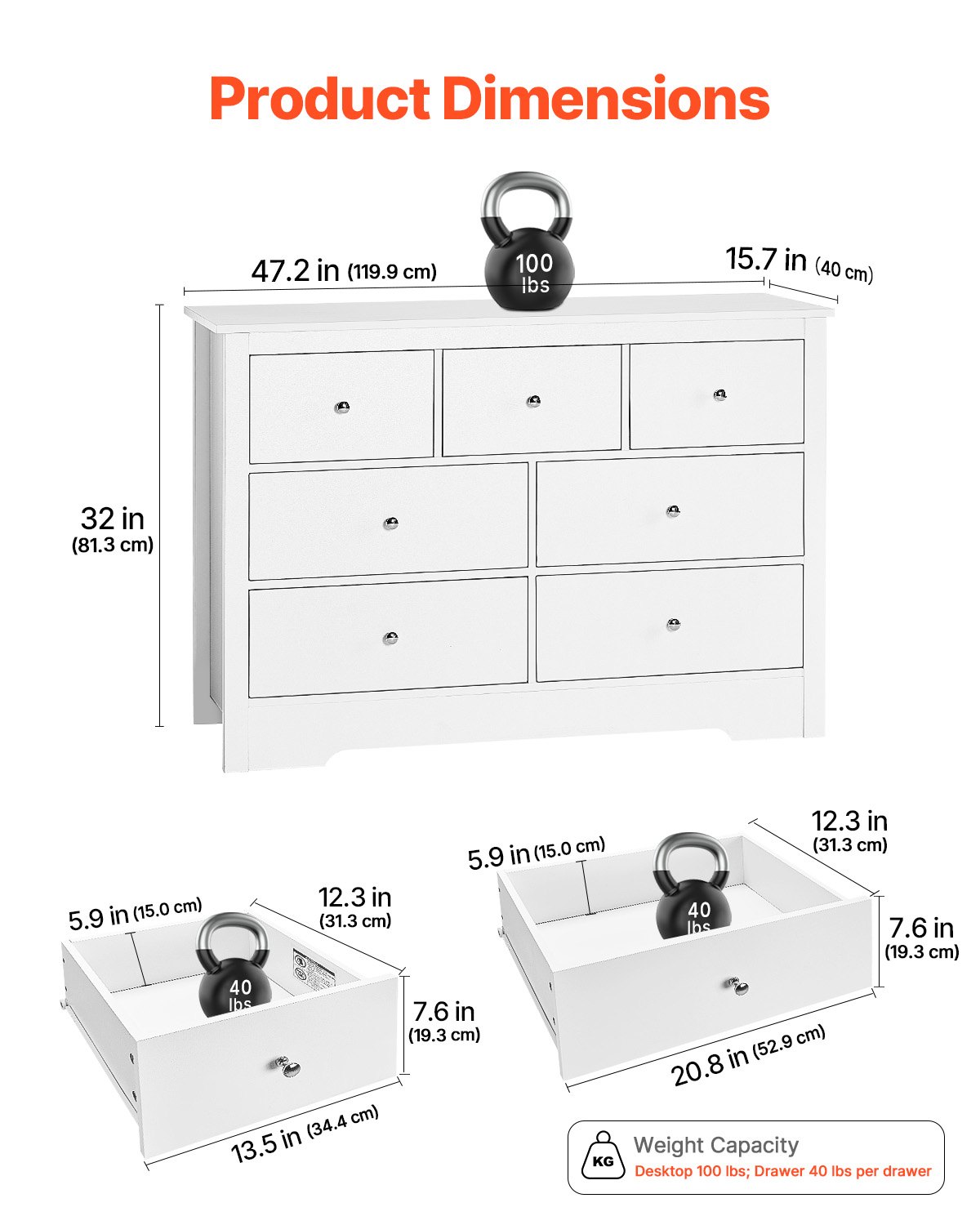 7 Drawer Dresser, Wooden Chest Of Drawers With Sliding With Anti-tip Device, Modern Minimalist Dresser Chest, Closet Storage Organizer For Living Room, Hallway, Bedroom, Entryway, Light Wood