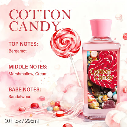 12 Scents,9.98 Oz. Unisex Shower Gel,body Wash. Large Size, Gently Cleanses And Moisturizes, Enriched With Aloe Vera And Vitamin E. Floral, Fruity, And Musky Notes. Perfect For Everyday Use Or Dates.