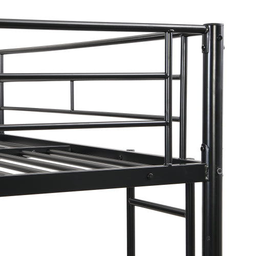 Full Over Full Metal Bunk Bed , No Box Spring Needed, Easy Assemble
