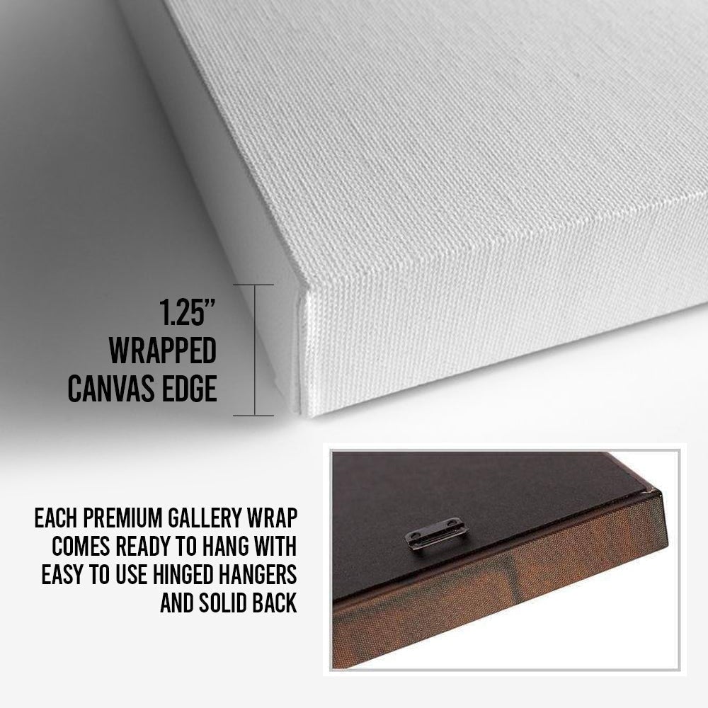 Sneaky Jungle Leopard Portrait Canvas Wall Art