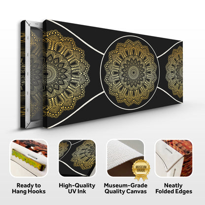 Gold Sacred Geometry Wall Art