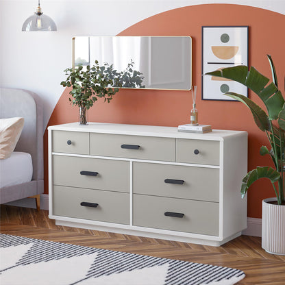 Valencia 7-Drawer Wide Dresser