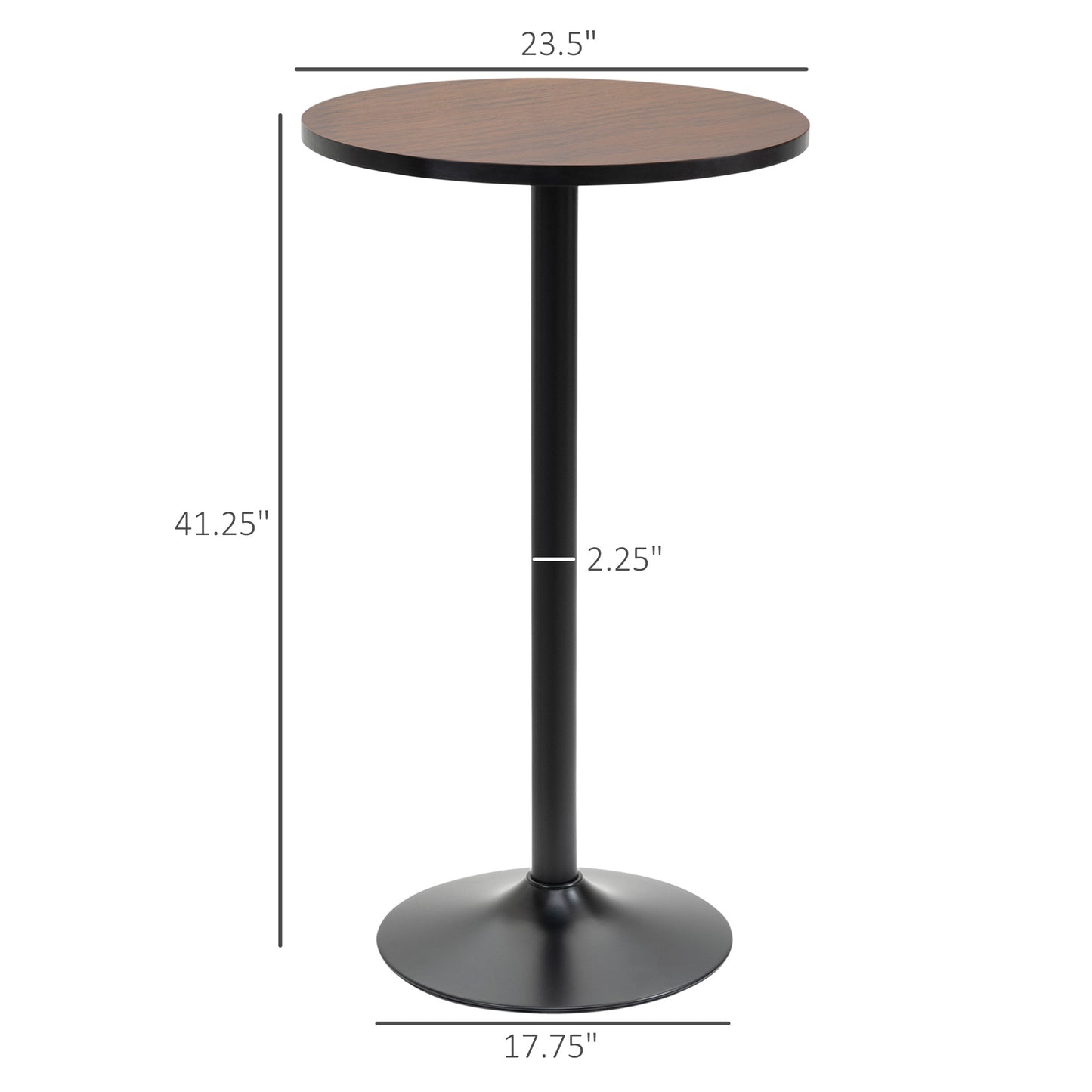 41" H Bar Height Round Bar Table