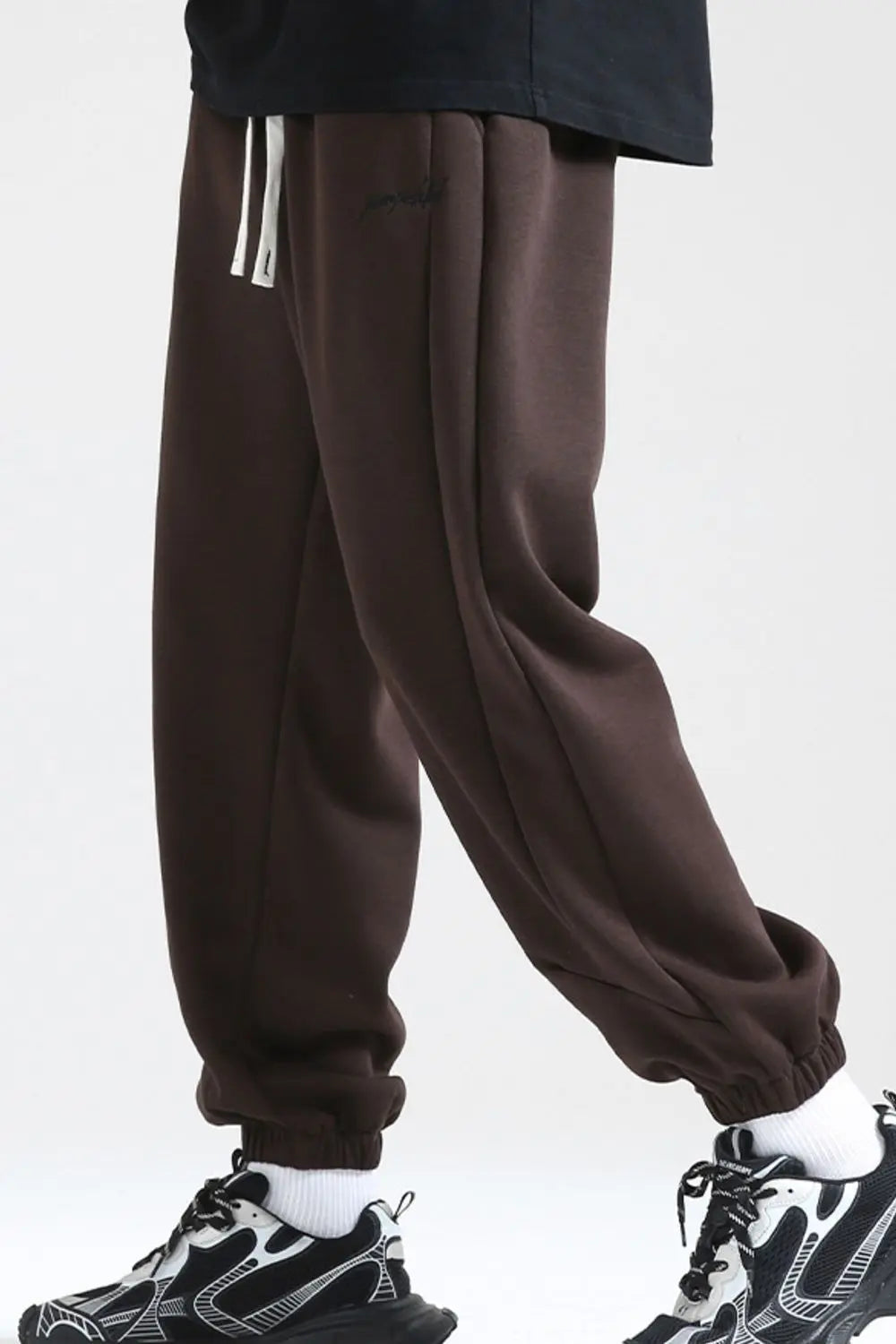 Men's Plus Size Casual Loose Fit Drawstring Sweatpants