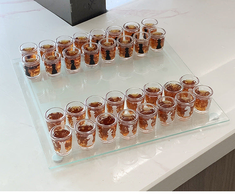 Wine Glass Chess Toy Household