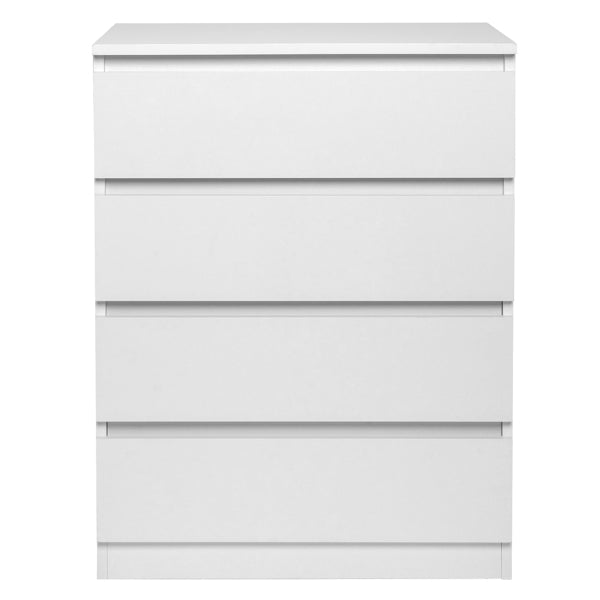 4-drawer Cabinet Without Handles, White