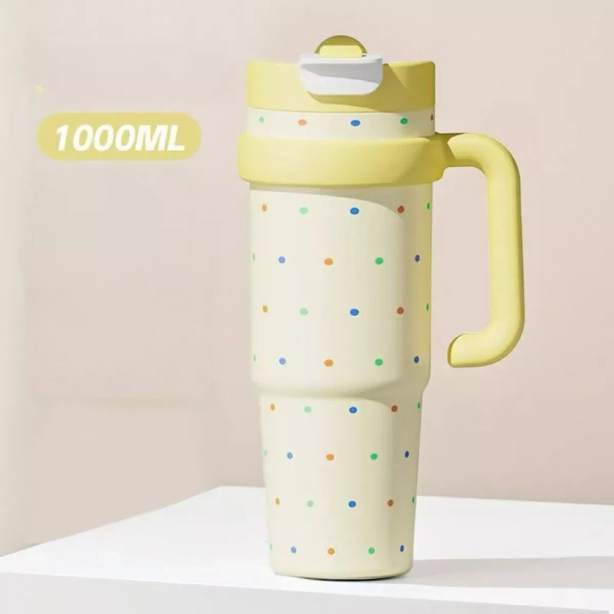 Large Capacity Water Bottle with Straw