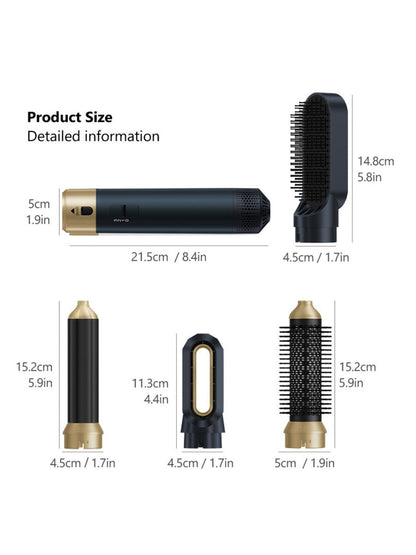 6-in-1 Interchangeable Curling Iron Set