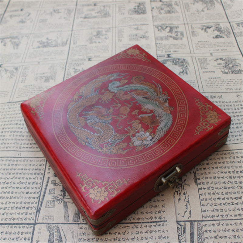 Antique chess mobile chess board