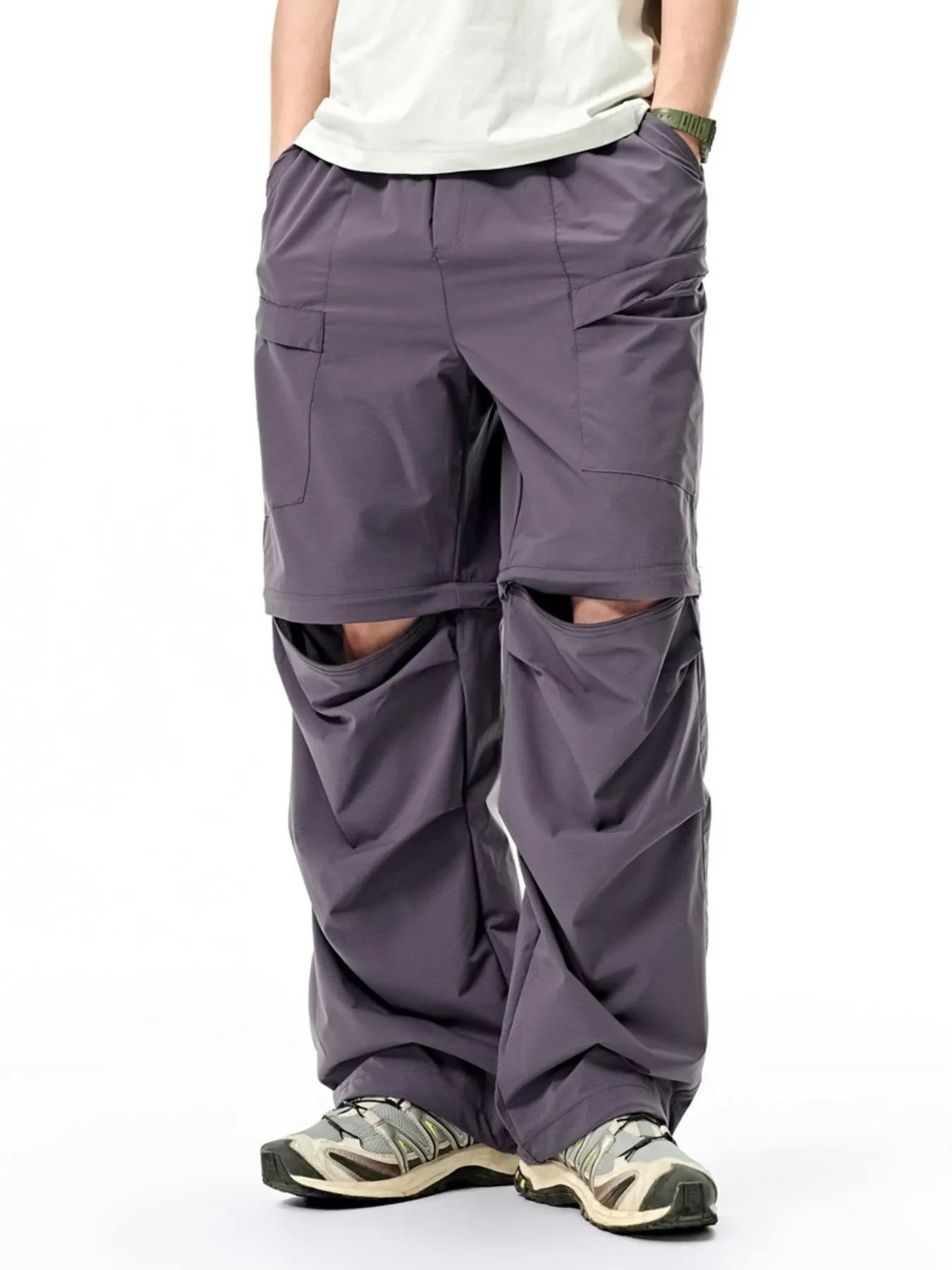 Men's Cargo Pants with Drawstring Waist
