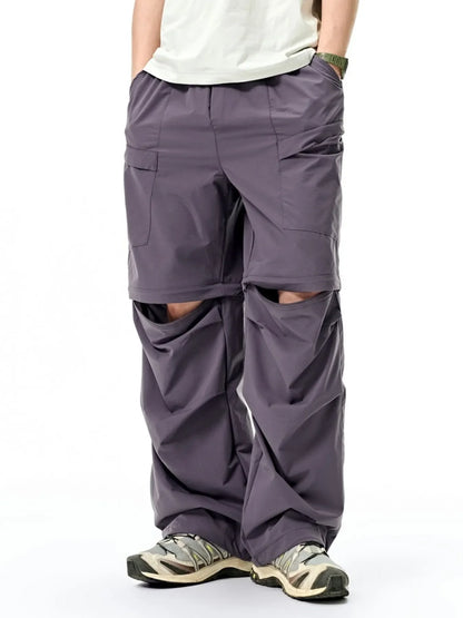 Men's Cargo Pants with Drawstring Waist
