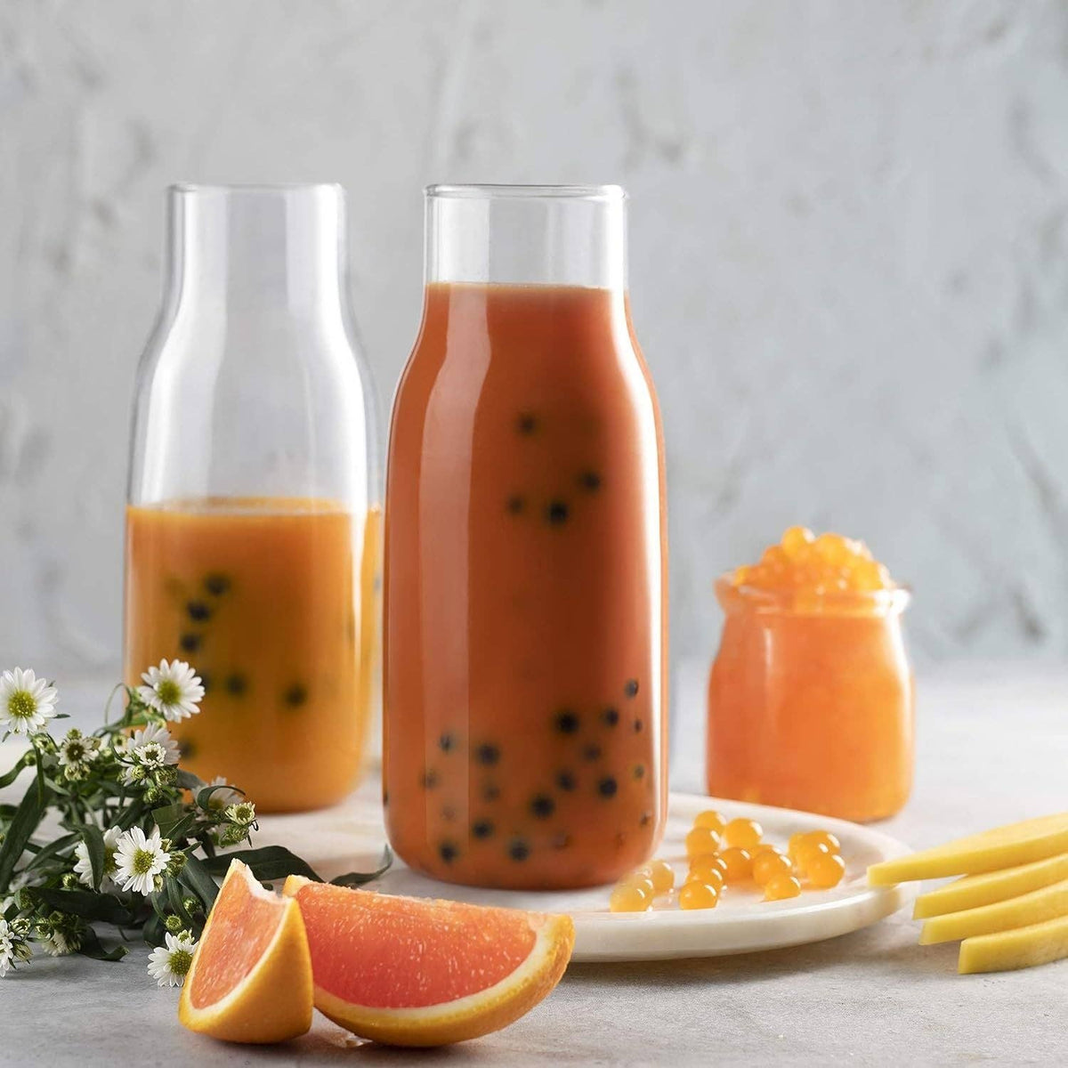 Strawberry Flavored Popping Boba 1 LB