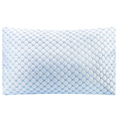 Bed Pillows Cooling Memory Foam Pillow Ventilated With Cooling Gel Infused Memory Foam Heat Reducing Cooling Fiber Breathable Machine Washable