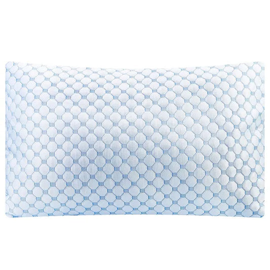 Bed Pillows Cooling Memory Foam Pillow Ventilated With Cooling Gel Infused Memory Foam Heat Reducing Cooling Fiber Breathable Machine Washable