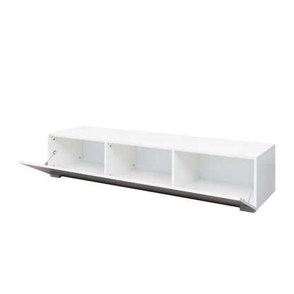 Modern Entertainment Center With Storage   Media Console For Living Room