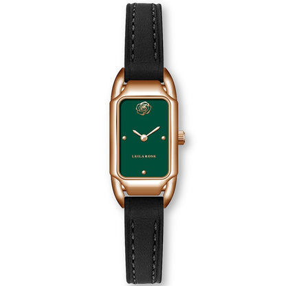 Women's Watch Brand Counter Brand Authentic Fashion Small Square Core Women's Watch Quartz Watch Popular