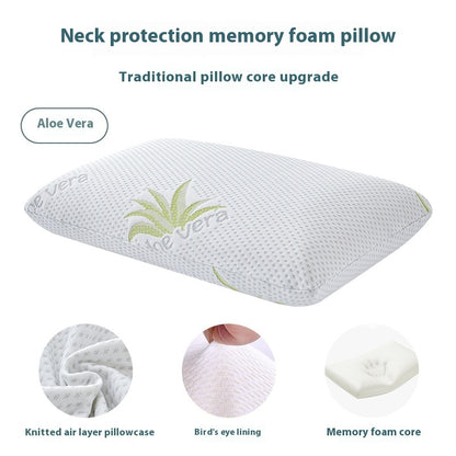 Memory Foam Slow Rebound Cervical Spine Neck Support Household Memory Pillow