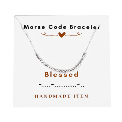Morse code necklace alphanumeric couple personalized collarbone chain necklace