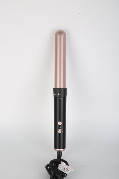 2 Type Options--1Pc 5 In 1 Curling Wand Hair Curling Iron Brush Anti-Tangle Hair Thermal Brush Curler With 4 Heating Levels 360 Degree Rotatable Cable 5 Interchangeable Barrels 2 Clips 1H Auto Off
