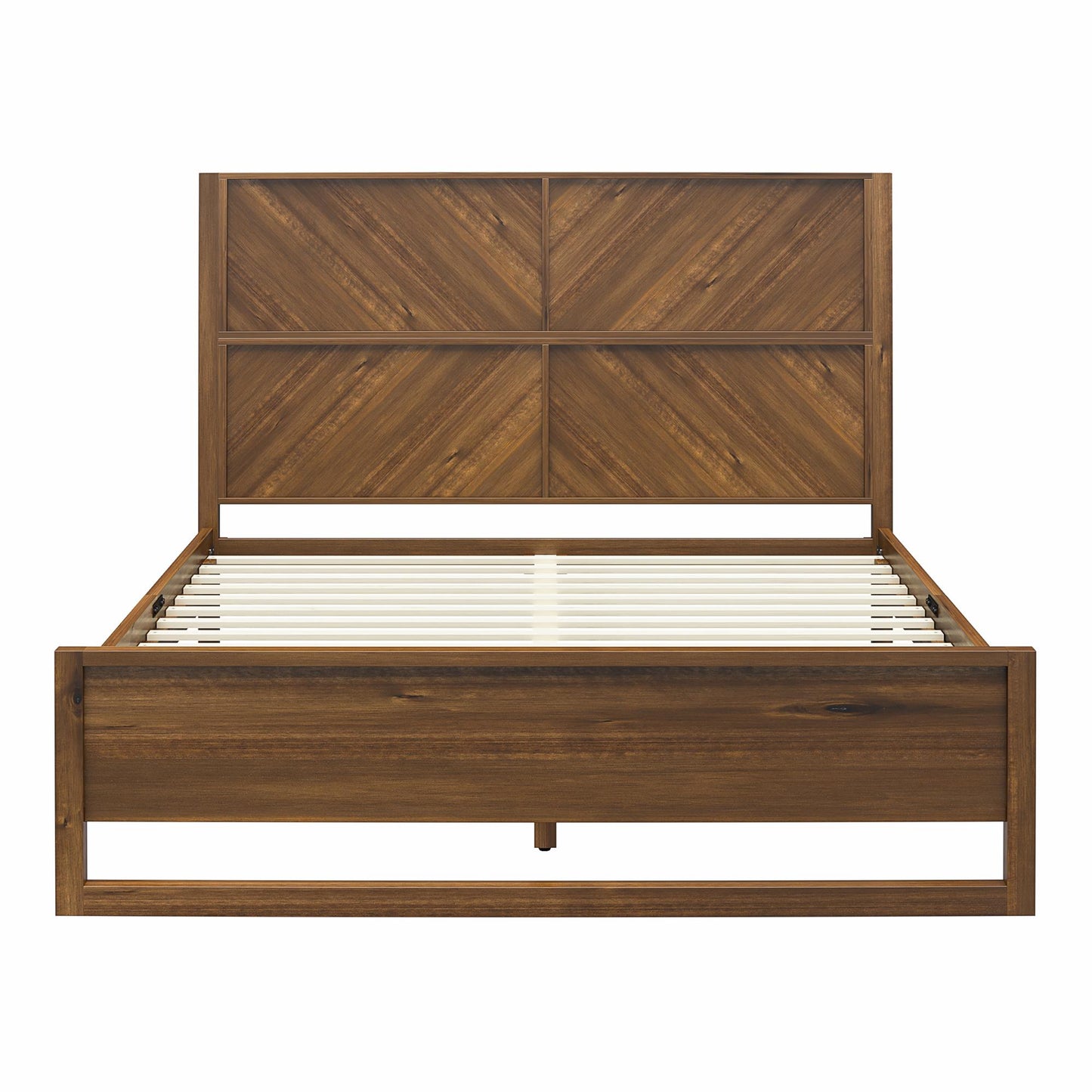 Archer Wood Bed Frame With Headboard