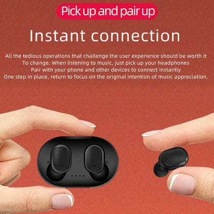 A6S Bluetooth Headsets For Redmi Airdots Wireless Earbuds 5.0 TWS Earphone Noise Cancelling Mic for Xiaomi iPhone Huawei Samsung