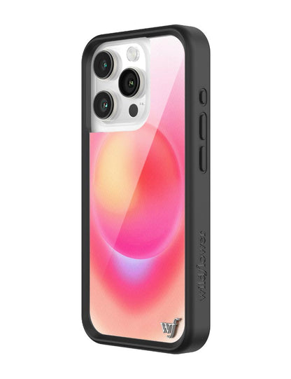 Hot Pink Aura iPhone Case