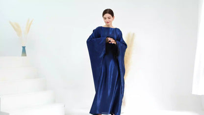 Dubai Spring/Summer Party Fur Sleeves Dress Robe