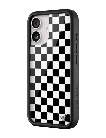 Checkers | Black iPhone Case