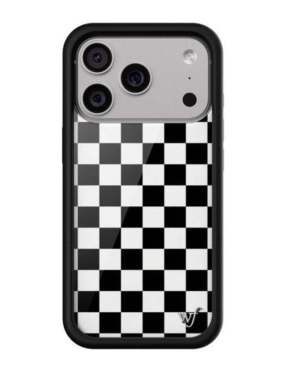 Checkers | Black iPhone Case