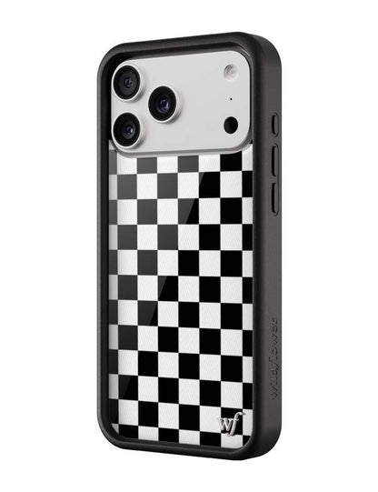 Checkers | Black iPhone Case