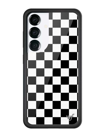 Checkers | Black Samsung Galaxy Case