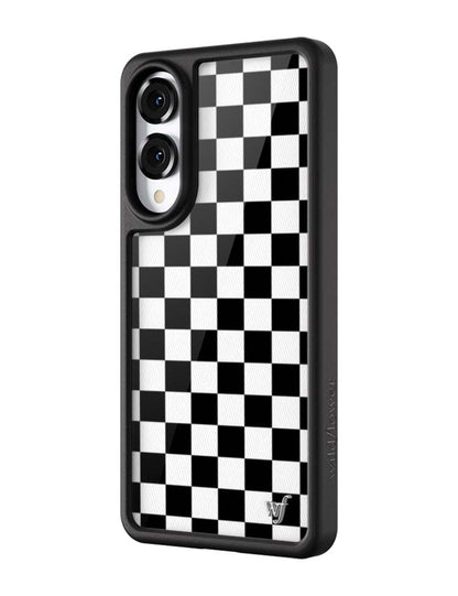 Checkers | Black Samsung Galaxy Case